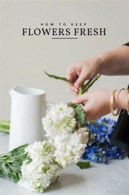 how to keep flowers fresh before giving them and why we should always choose the freshest flowers possible